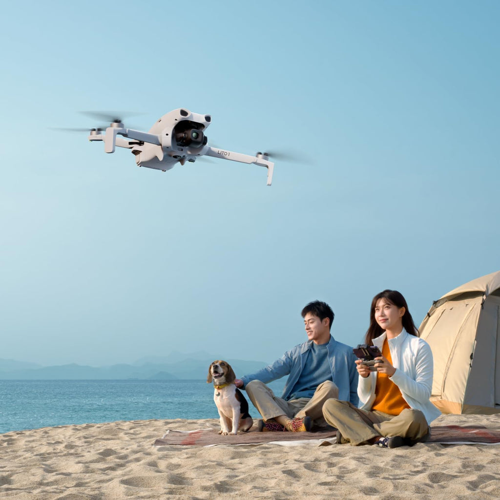 DJI Lito 1 Two-Battery Combo (DJI RC-N3), 4K Camera Drone for Beginners