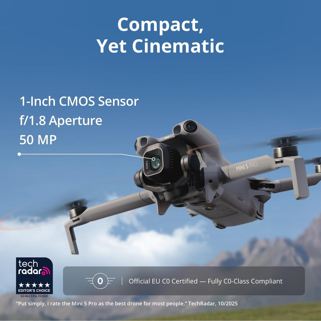 DJI Mini 5 Pro Fly More Combo With DJI RC-N3, 4K Drone, Gift, C0