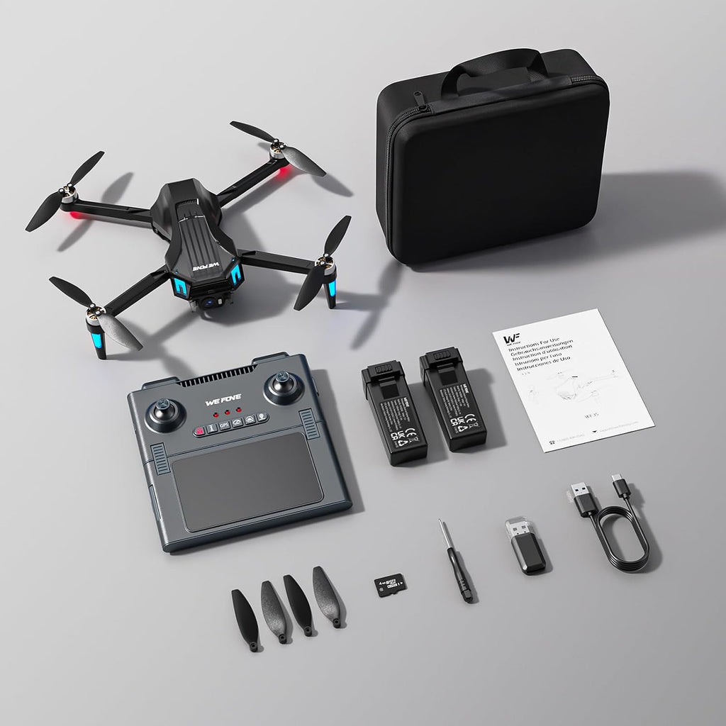 WF35 GPS Drone with 4.3″ Screen Controller and 4K HD Camera for Beginners