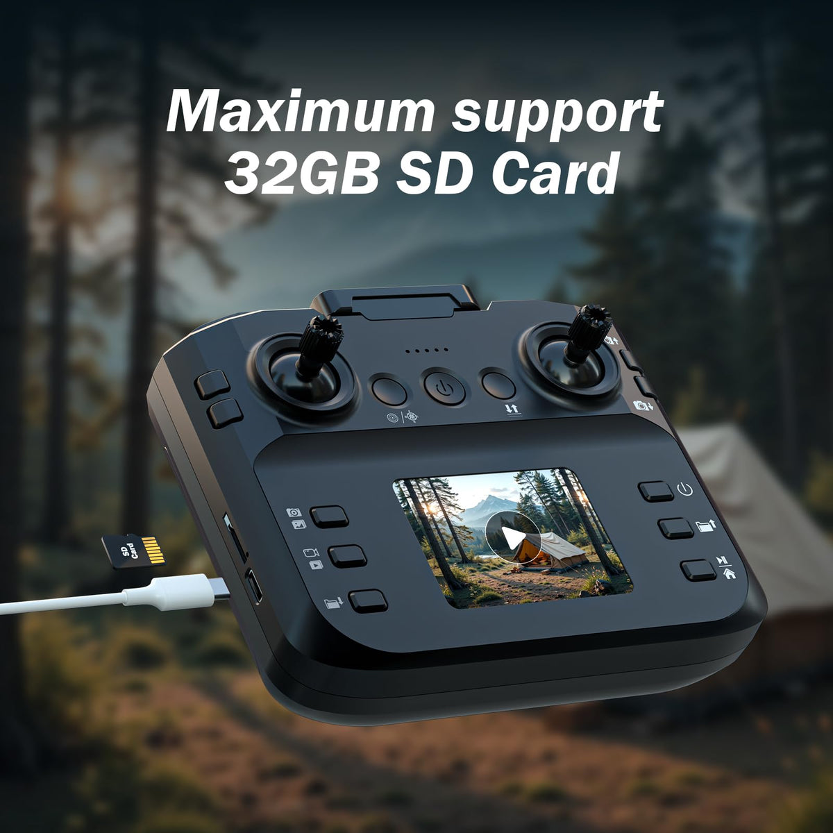 F417PRO Drone with 1080P Camera for Adults Kids, Screen Drones for Beginner