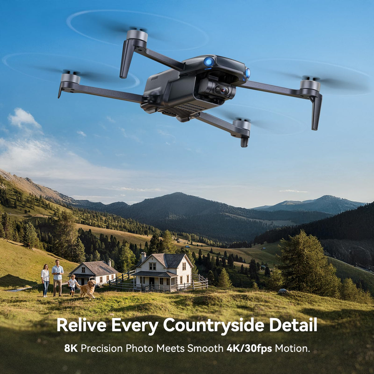 Ruko U11MINI 4K Drone with Camera Professional, Lightweight, 8K Photo